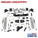 【ROUGH COUNTRY(ラフカントリー)正規代理店】6インチ リフトアップキット アスクル直径4インチ・フロントドライブシャフトなし・M1 モノチューブショックFORD フォード F-250/F-350 スーパーデューティー 4WD2023年~現行