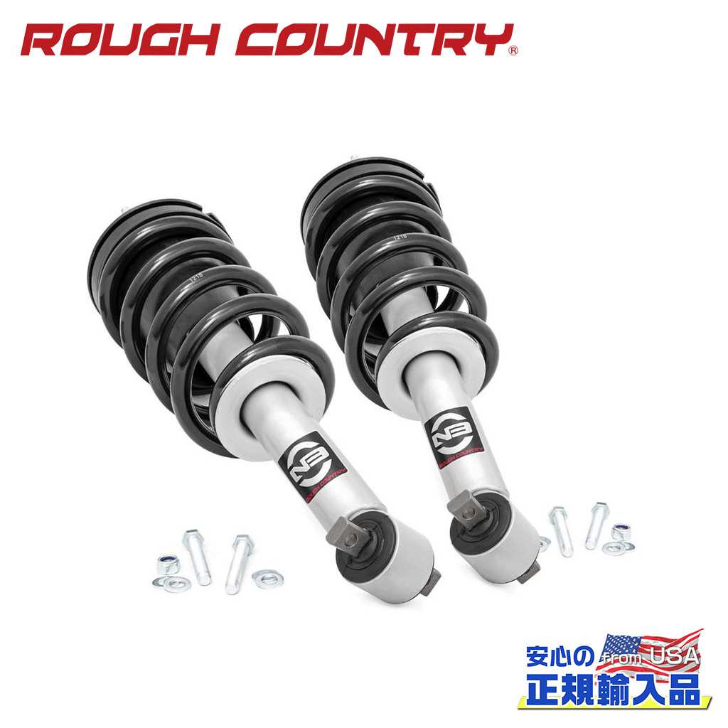 【ROUGH COUNTRY(ラフカントリー)正規輸入総代理店】2インチレベリングキットシボレー/GMC 1500 2014年〜2018年