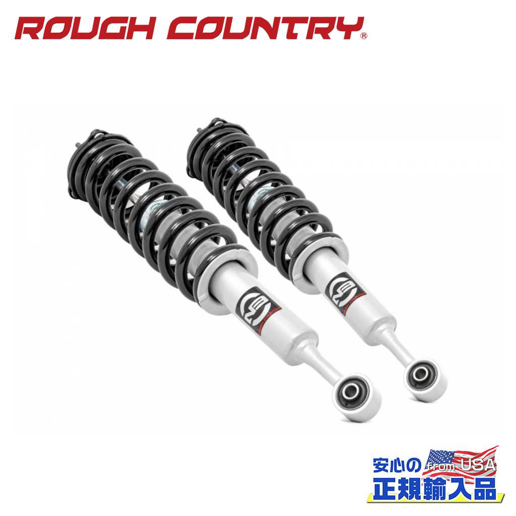 【ROUGH COUNTRY(ラフカントリー)正規輸入総代理店】フロント プレミアム N3 ストラット 3.5インチアップ用USトヨタ TACOMA タコマ 2...