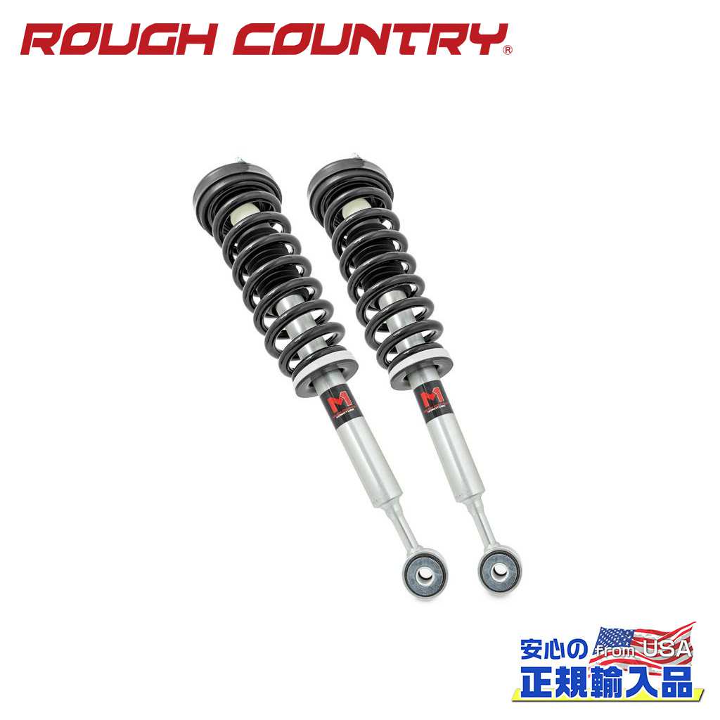 【ROUGH COUNTRY(ラフカントリー)正規輸入総代理店】M1モノチューブ ロードストラット6インチアップ フ..