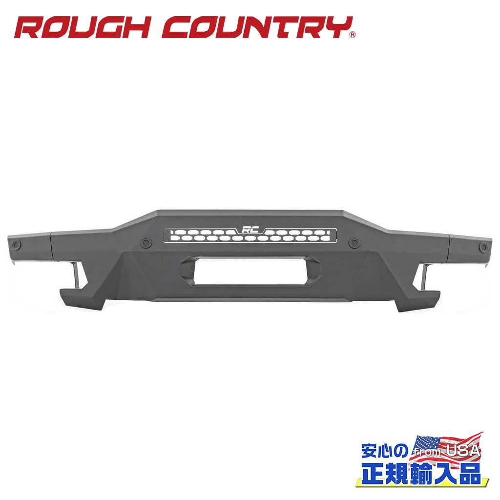【ROUGH COUNTRY(ラフカントリー)正規代理店】スタッビーウィング フロントバンパー LEDなしFORD フォード ブロンコ 4WD2021年〜現行