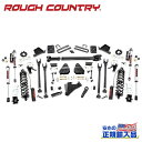 【ROUGH COUNTRY(ラフカントリー)】6インチリフトアップキット/サスキットディーゼル車 車軸3.5インチFドライブシャフトあり Vertexショック付きフォード スーパーデューティー F250/F350 2017年～2022年