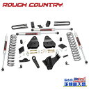 【ROUGH COUNTRY(ラフカントリー)正規輸入総代理店】4.5インチリフトアップキット/サスキットディーゼル車専用 リアオーバーロードスプリング用 M1ショック付きFord Super Duty フォード スーパーデューティーF250 2011年~2014年