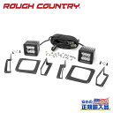 【ROUGH COUNTRY(ラフカントリー)正規代理店】2インチ キューブライト フォグマウント用 2個GMC シエラ 1500 2WD/4WD2014年~2015年