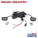 【ROUGH COUNTRY 正規品】SAE Black Series 3インチLEDフォグライト発光色:ホワイト 汎用(2)