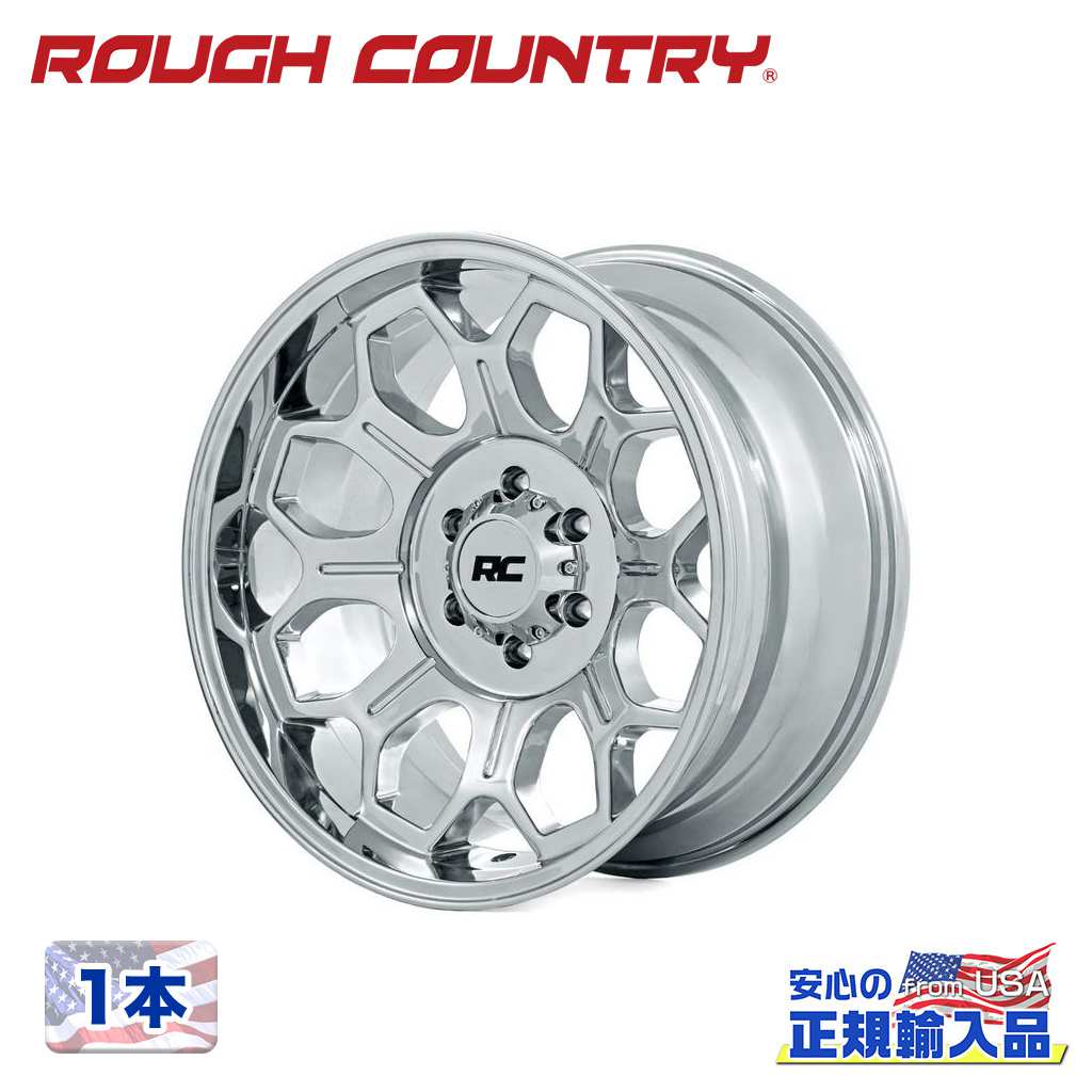 樂天商城 - 【ROUGH COUNTRY 正規品】20インチアルミホイール 1本77 Series クローム20×9J 6H 139.7 ±0 CB105.9