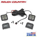 【ROUGH COUNTRY(ラフカントリー)正規代理店】 2インチ キューブライト スペクトラムシリーズ汎用