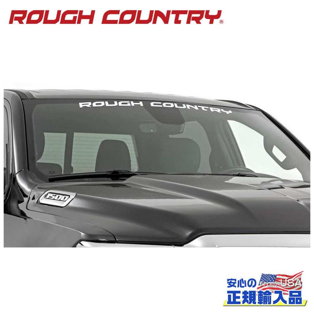 【ROUGH COUNTRY(ラフカントリー)正規代理店】ウィンドウデカール/ステッカー 約 5×68.5cm汎用