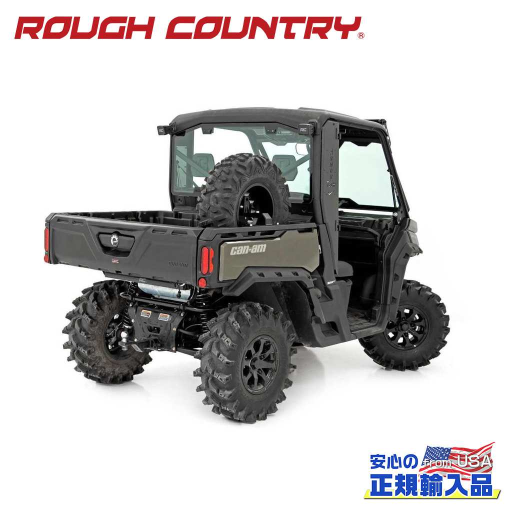 【ROUGH COUNTRY(ラフカントリー)正規代理店】スペアタイヤキャリア/スペアタイヤマウント ベッドサイ..