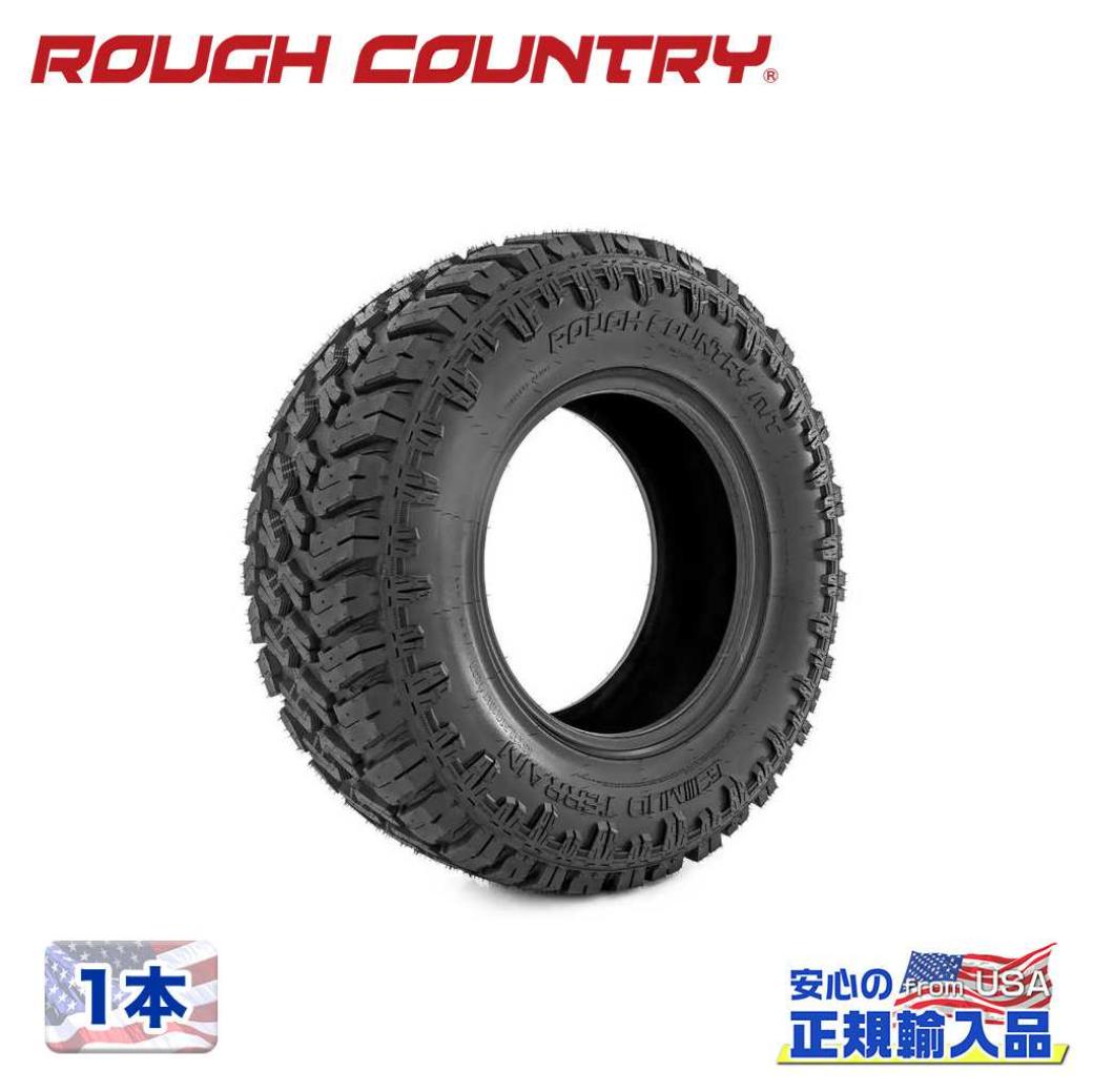 樂天商城 - 【ROUGH COUNTRY(ラフカントリー)正規輸入代理店】18インチタイヤ 1本35×12.50R18 ブラックレターラジアルタイヤ MT M/T マッドテレーン 汎用