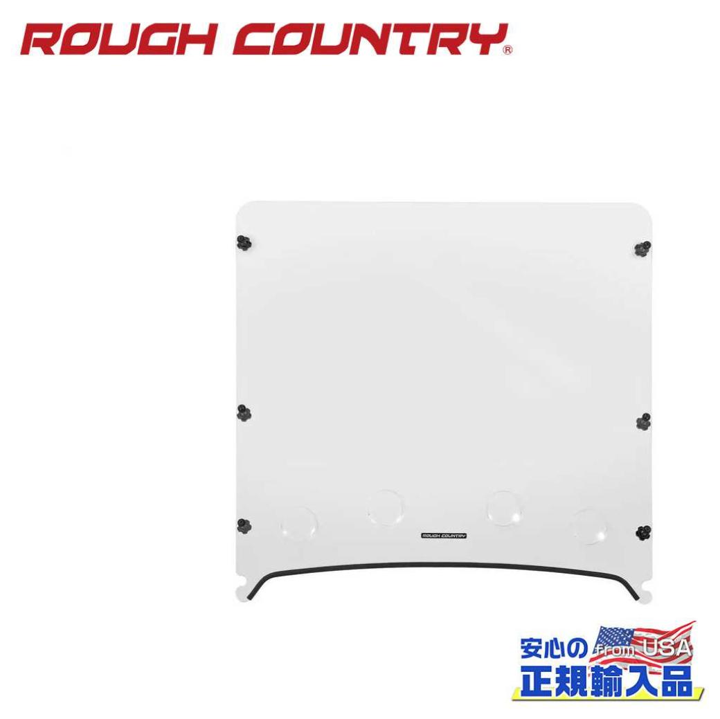 【ROUGH COUNTRY(ラフカントリー)正規代理店】通気口付き フルフロントガラス 1枚ヤマハ Drive2 ゴルフ..