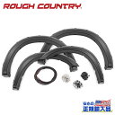 【ROUGH COUNTRY(ラフカントリー)正規代理店】ポケットスタイル オーバーフェンダー/フェンダーフレア フラットブラックDodge RAM ダッジラム 2500/3500 2WD/4WD2019年~現行