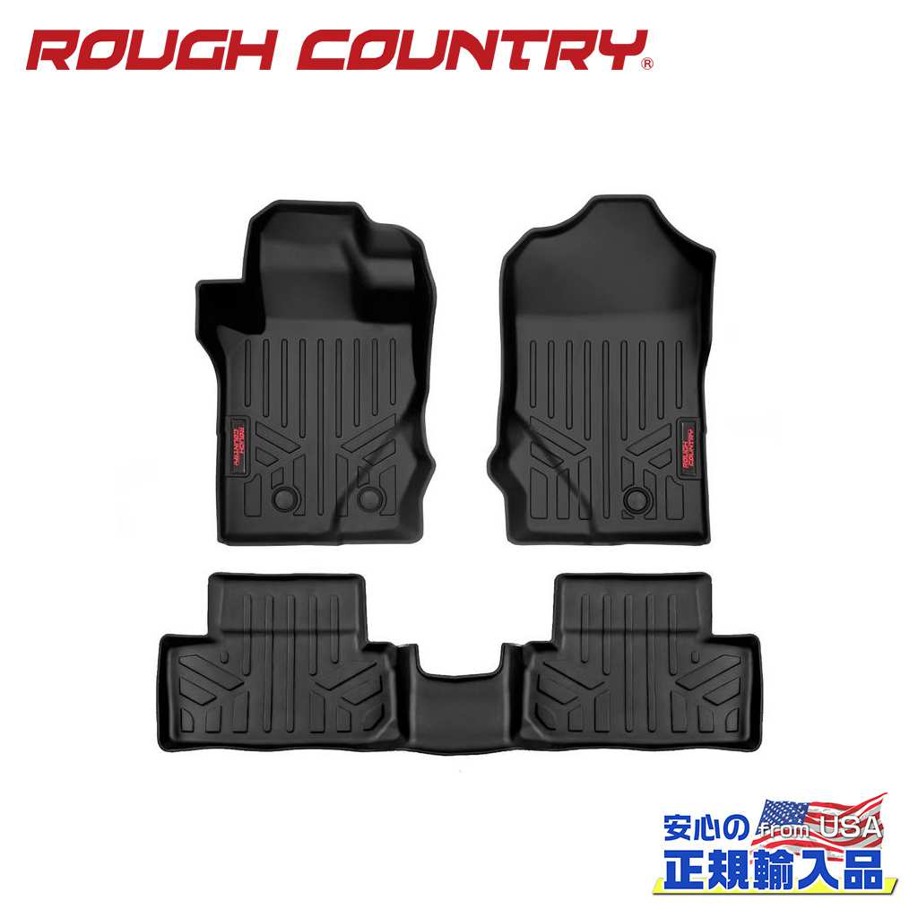 【ROUGH COUNTRY(ラフカントリー)正規代理店】フロアマット FORD フォード ブロンコ 2ドア 4WD2021年〜..
