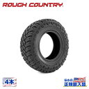 【Rough Country 正規品】デュアルサイドウォール 18インチタイヤ 4本295/70R18 ブラックレター ラジアルMT M/T マッドテレーン