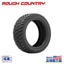 【Rough Country 正規品】デュアルサイドウォール 22インチタイヤ 4本33×12.50R22 ブラックレター ラジアルMT M/T マッドテレーン