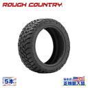【Rough Country 正規品】デュアルサイドウォール 22インチタイヤ 5本33×12.50R22 ブラックレター ラジアルMT M/T マッドテレーン