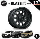 【SCS(ステルスカスタムシリーズ)正規品】17インチアルミホイール 1本BLAZE10 マットジェットブラック17×8.5 6H139.7 +20 CB95....