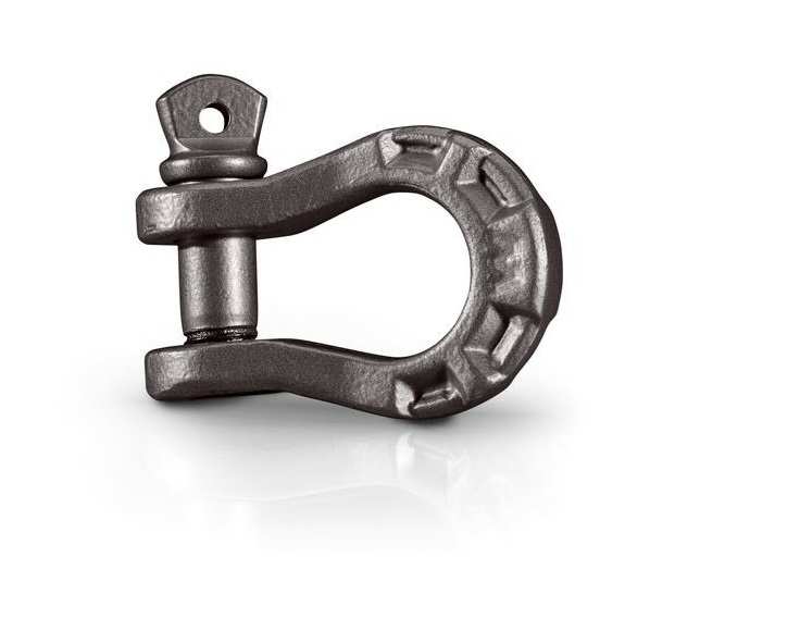 【WARN(ウォーン)USA正規品】1/2インチ Dリングシャックル 耐荷重：約2000kgスチール 汎用