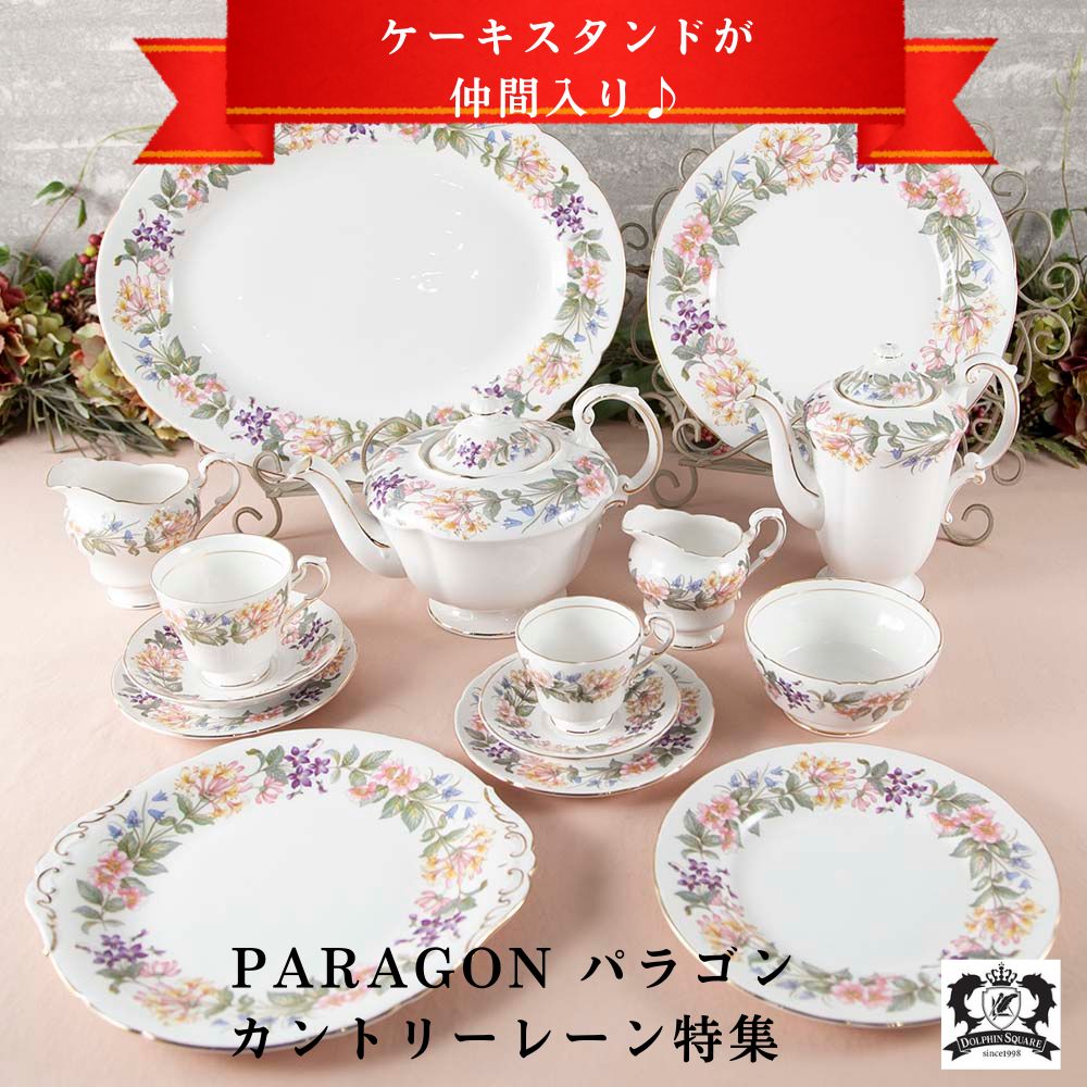  Cornucopia カップ＆ソーサー 5客セットケーキ皿5枚 paragon-new1.jpg