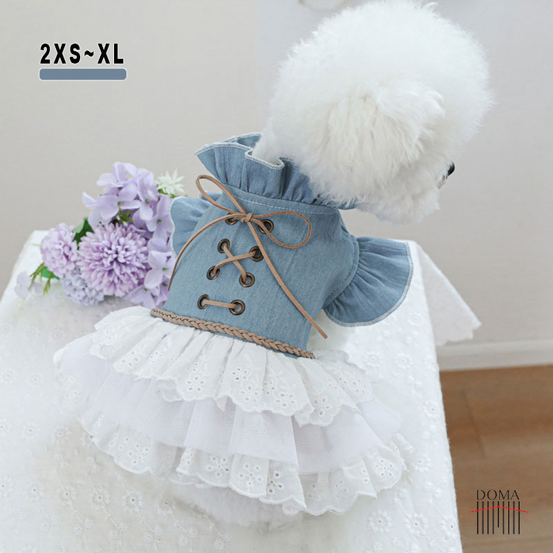 Rakuten - 【スーパーSALE10%OFF】犬服 ワンピース ドッグウェア インナー おしゃれ 人気 猫服 ねこ 可愛い 女の子 男の子 ペット服