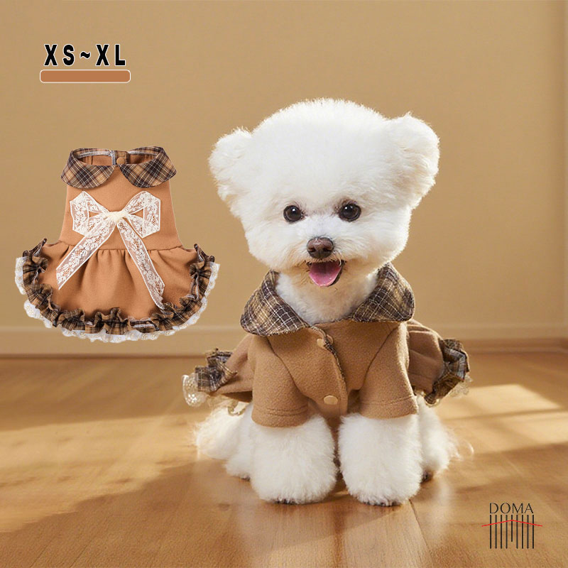 犬服 秋 冬服 ワンピース おしゃれ おもしろ かわいい 可愛い 着せやすい 女の子 男の子 抜け毛防止 お散歩ウェア 猫服 インスタ映え