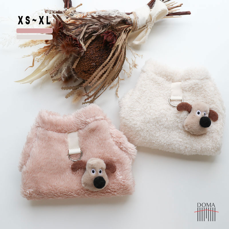 【選べる2色】 犬 服 猫服 秋冬 Dかん付きト レーナー 立体 わんこ モチーフ付き もこもこ ふわふわ ボ..