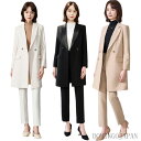 スーツ スーツジャケット アウター コート パンツスーツ レディース フォーマル 秋 秋服 通勤 オフィス 仕事 出張 パンツ ボトムス 着痩せ エレガント