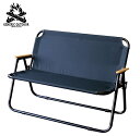GENERIC OUTDOOR 折りたたみベンチチェア ネイビー アウトドアベンチチェア リラックスフォールディングベンチ キャンピングベンチチェア ペットベンチチェア ペットチェア 2人掛け椅子 ベンチ椅子 送料無料