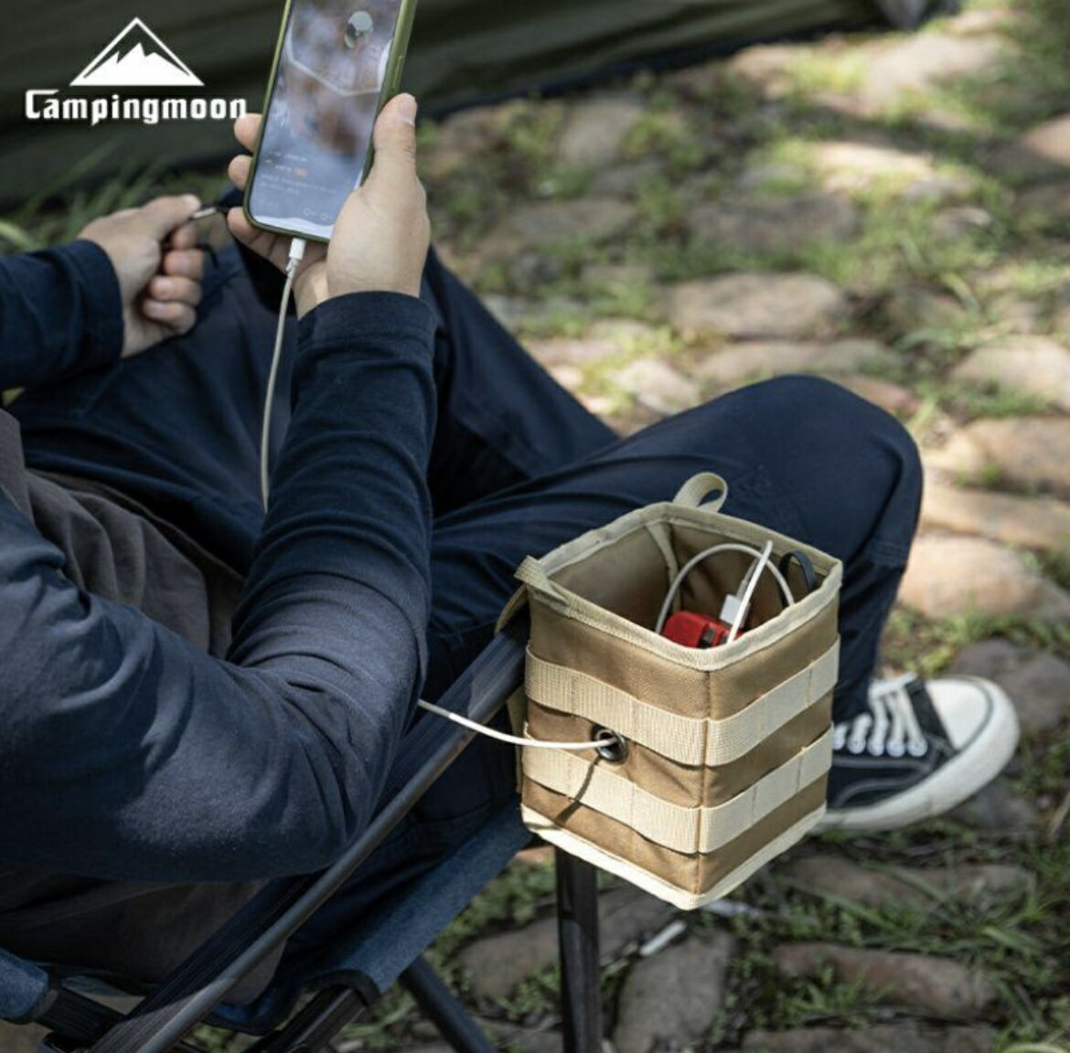 CAMPINGMOON キャンピングムーン フィールドラック サイドストレージ BK-1212 ケース バッグ サイド収..