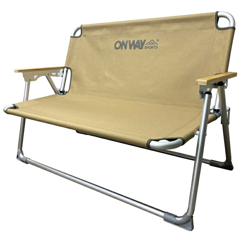 2WAY ワイドベンチチェア　クッションカバー付　持ち運びケース付　フルセット　折り畳みベンチチェア　キャンプチェア　アウトドアチェア　持運びベンチチェア 送料無料