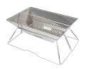 ★ポータブルコンロ★バーベキューコンロ★バーベキューグリル★BBQグリルコンロ★焚火台★焚き火台★長方形型★キャリーケース付★フォールディングバーベキューグリル...