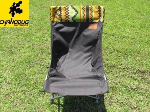 ◆CHANODUG OUTDOOR◆ナバホ柄 ローチェア◆収納BAG付◆