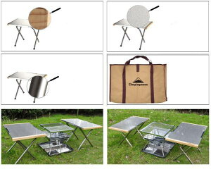 CAMPINGMOON キャンピングムーン ステンレストップテーブル 焚火テーブル 焚き火テーブル ステンレステーブル バーベキューテーブル 収納ケース付き 送料無料通販格安セール情報 楽天 通販