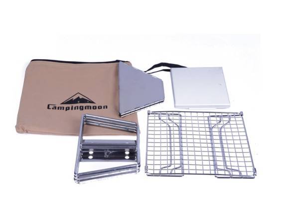 ★世界最小★CAMPING MOON★手の平サイズ★ミニBBQコンロ★ミニ焚火台★3段高さ調整★収納バッグ付★送料無料★ソロキャンプ★X-MINI★通販格安セール情報 楽天 通販