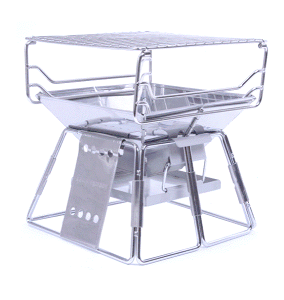 ★世界最小★CAMPING MOON★手の平サイズ★ミニBBQコンロ★ミニ焚火台★3段高さ調整★収納バッグ付★送料無料★ソロキャンプ★X-MINI★通販格安セール情報 楽天 通販