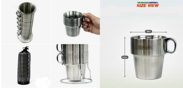 ★NOMADE NEWステンレス ダブルウォール★MAG6P★BAG STAND付★通販格安セール情報 楽天 通販