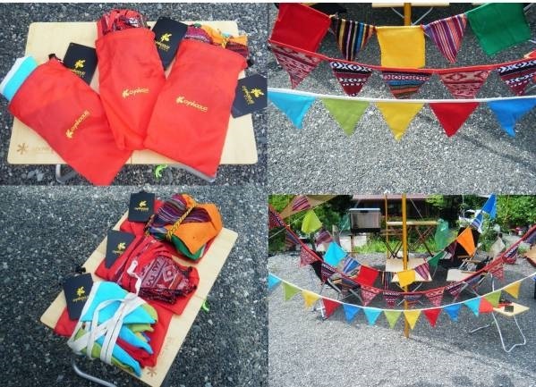 ★飾り付け★キャンプ★フラッグガーランド ナバホ柄★BAG付★定形外郵便で送料無料★通販格安セール情報 楽天 通販