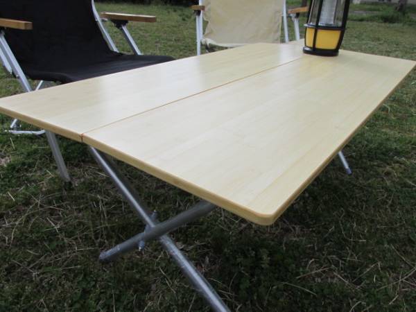 ★ワンアクション ローテーブル★Lサイズ★ロースタイルキャンプ★竹テーブル★