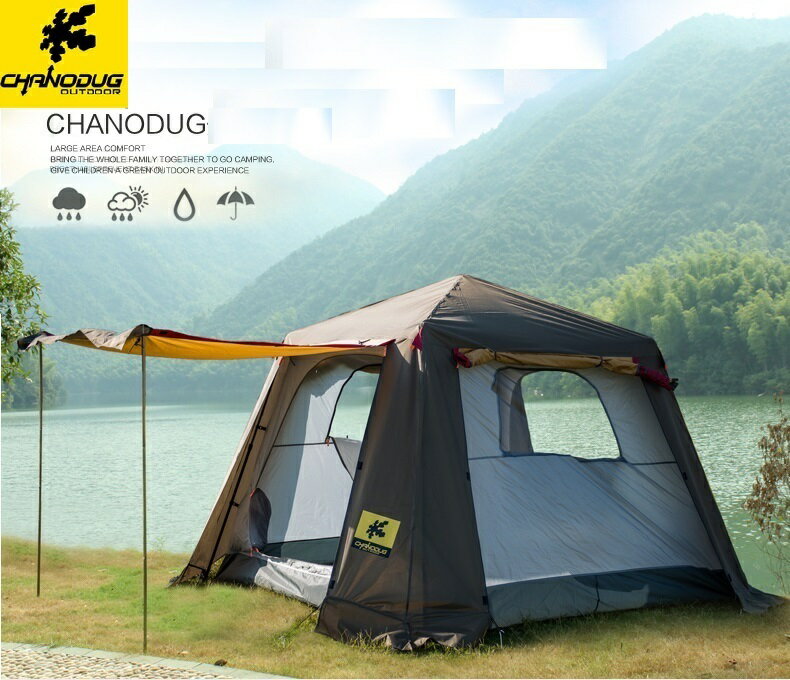 ★CHANODUG OUTDOOR★簡単設営★ワンタッチスクリーンタープ★ワンタッチテント★テント★2人-4人テント★ワンタッチタープ★