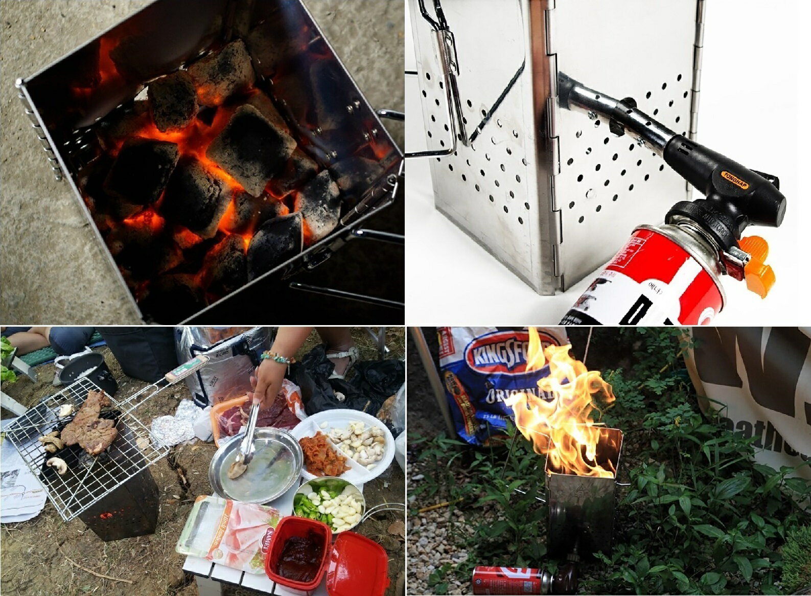 ★CAMPING MOON★チャコールスターター★火おこし器★チャコスタ★収納バッグ付★通販格安セール情報 楽天 通販