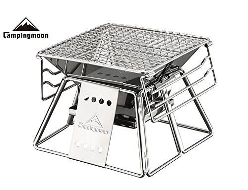 ★世界最小★CAMPING MOON★手の平サイズ★ミニBBQコンロ★ミニ焚火台★3段高さ調整★収納バッグ付★送料無料★ソロキャンプ★X-MINI★通販格安セール情報 楽天 通販