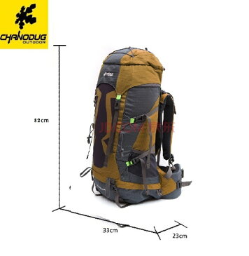 ★CHANODUG OUTDOOR★大容量60L★バックパック★キャンピングバッグ★トレッキングバッグ★登山リュック★アウトドアリュックサック★イエロー・ブルー・レッド★デイバック★防水★