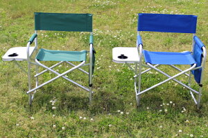 ★CHANODUG OUTDOOR★ディレクターチェア★サイドテーブル付チェア★持ち運び折り畳み椅子★通販格安セール情報 楽天 通販