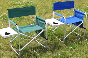 ★CHANODUG OUTDOOR★ディレクターチェア★サイドテーブル付チェア★持ち運び折り畳み椅子★通販格安セール情報 楽天 通販