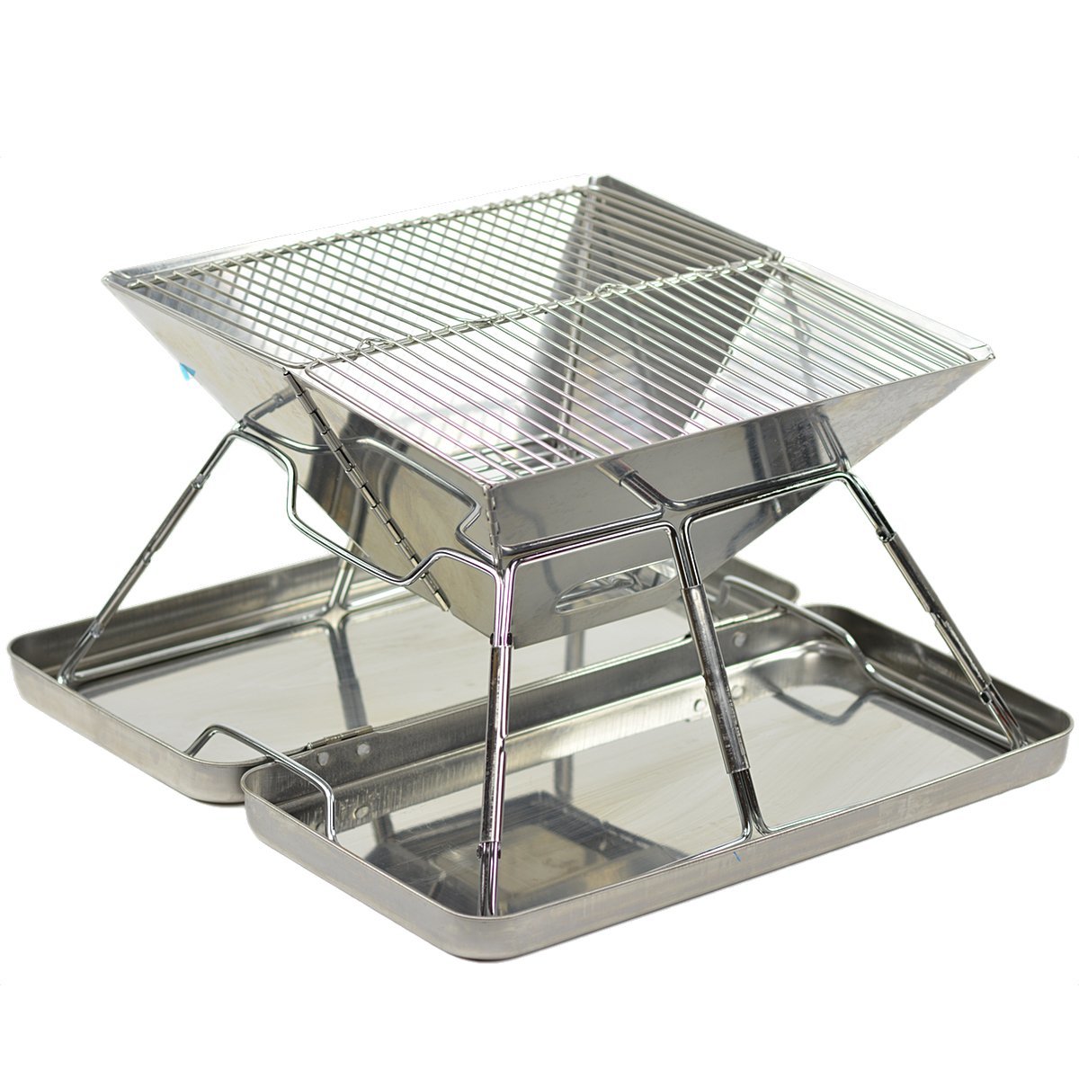 ポータブル バーベキューコンロ 焚火台 BBQコンロ 収納バッグ&ケース付 バーベキューコンロ 折り畳みコンロ 持運びコンロ 焚き火コンロ 送料無料通販格安セール情報 楽天 通販