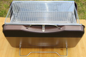 ★スーツケース型ポータブルバーベキューグリル★Mサイズ★3人-6人用★カバン型BBQコンロ★ブラウン★キャンプ★アウトドア★手軽にBBQ★通販格安セール情報 楽天 通販
