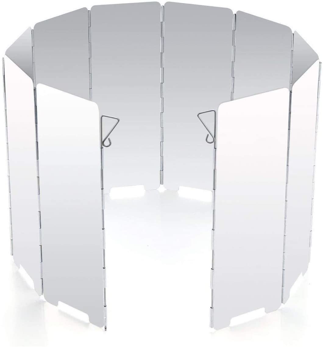 ★ストーブスクリーン★バーナー風防★ウィンドスクリーン★風よけ★10枚式★収納BOX付★送料無料★キャンプ★アウトドア★通販格安セール情報 楽天 通販