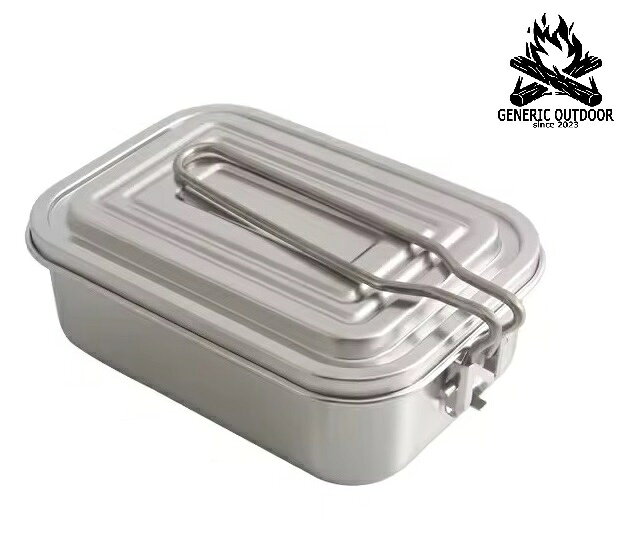 GENERIC OUTDOOR ステンレス メステイン セット 収納ケース付き アウトドア キャンプ ソロキャンプ 調理器具 メスティン 炊飯 直火 ふた ハンドル ケース 飯盒 ソロ バーナー 軽量 コンパクト 折りたたみ ハンドル キャンプ用品 アルマイト加工 送料無料 SALE dominosurfandcamp-10007350 ドミノサーフアンドキャンプ サンプル画像2