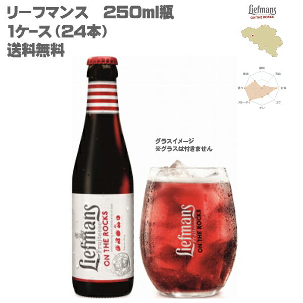 リーフマンス 250ml瓶【1ケース/24本】【フルーツビール】【発泡酒】【ベルギービール】