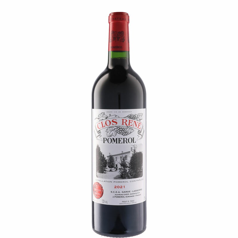 楽天DON online shop 楽天市場店【2025年DONセール】クロ ルネ 2021年750ml［フランス ボルドー ポムロール 赤ワイン フルボディ ］